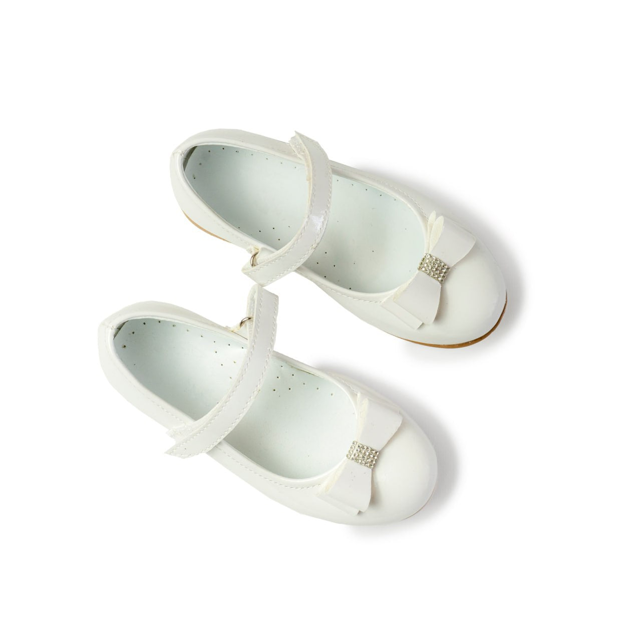 Beyaz Renk Kız Çocuk Babet Ayakkabı