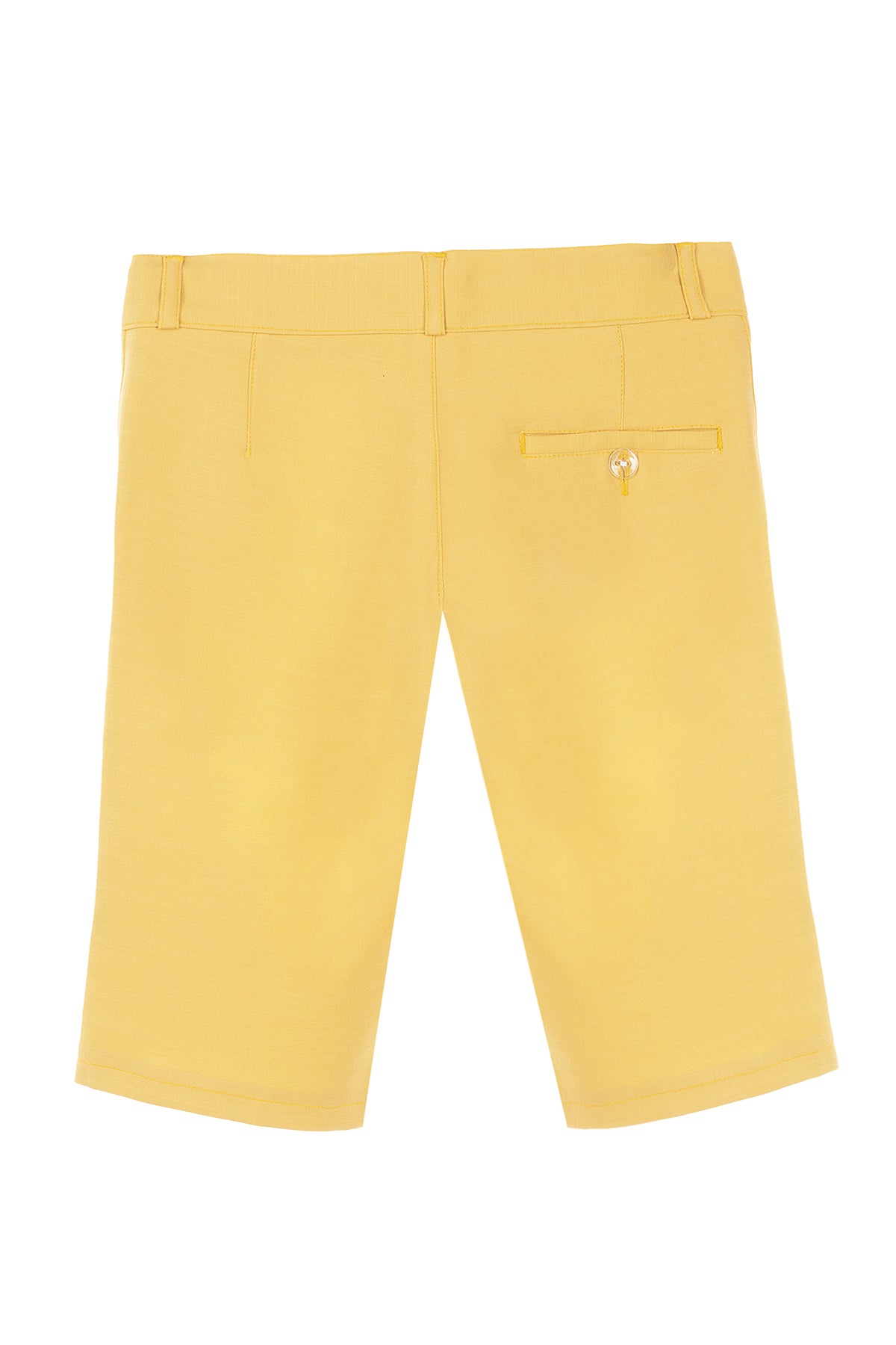 Sarı Keten Erkek Çocuk Takım Elbise | 1-14 Yaş Yazlık Şık Set (Kopya)