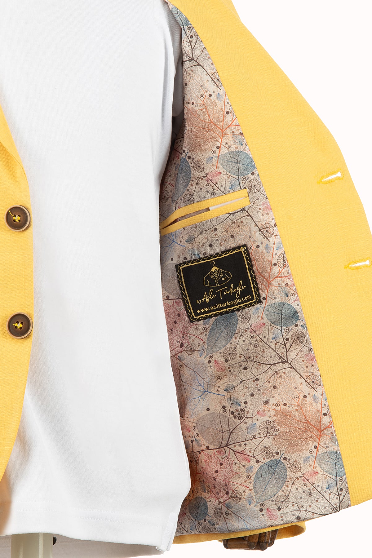 Sarı Keten Erkek Çocuk Takım Elbise | 1-14 Yaş Yazlık Şık Set (Kopya)