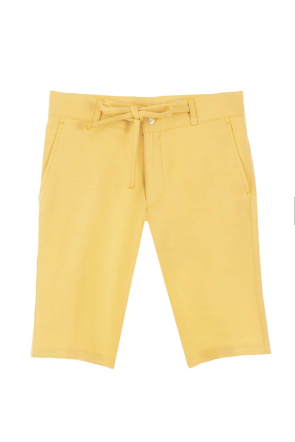 Sarı Keten Erkek Çocuk Takım Elbise | 1-14 Yaş Yazlık Şık Set (Kopya)