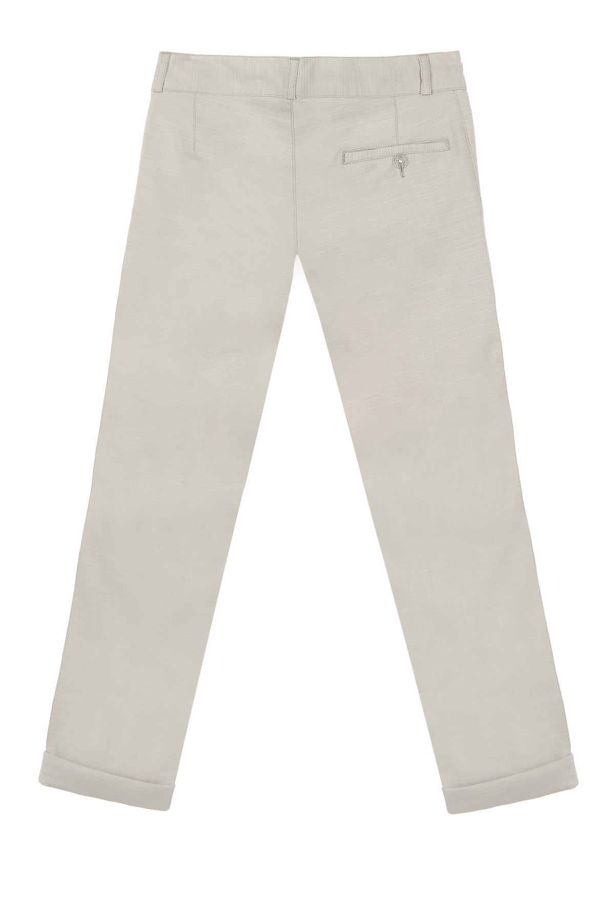 Açık Gri Keten Çocuk Takım Elbise | 1-14 Yaş Erkek Yazlık Set