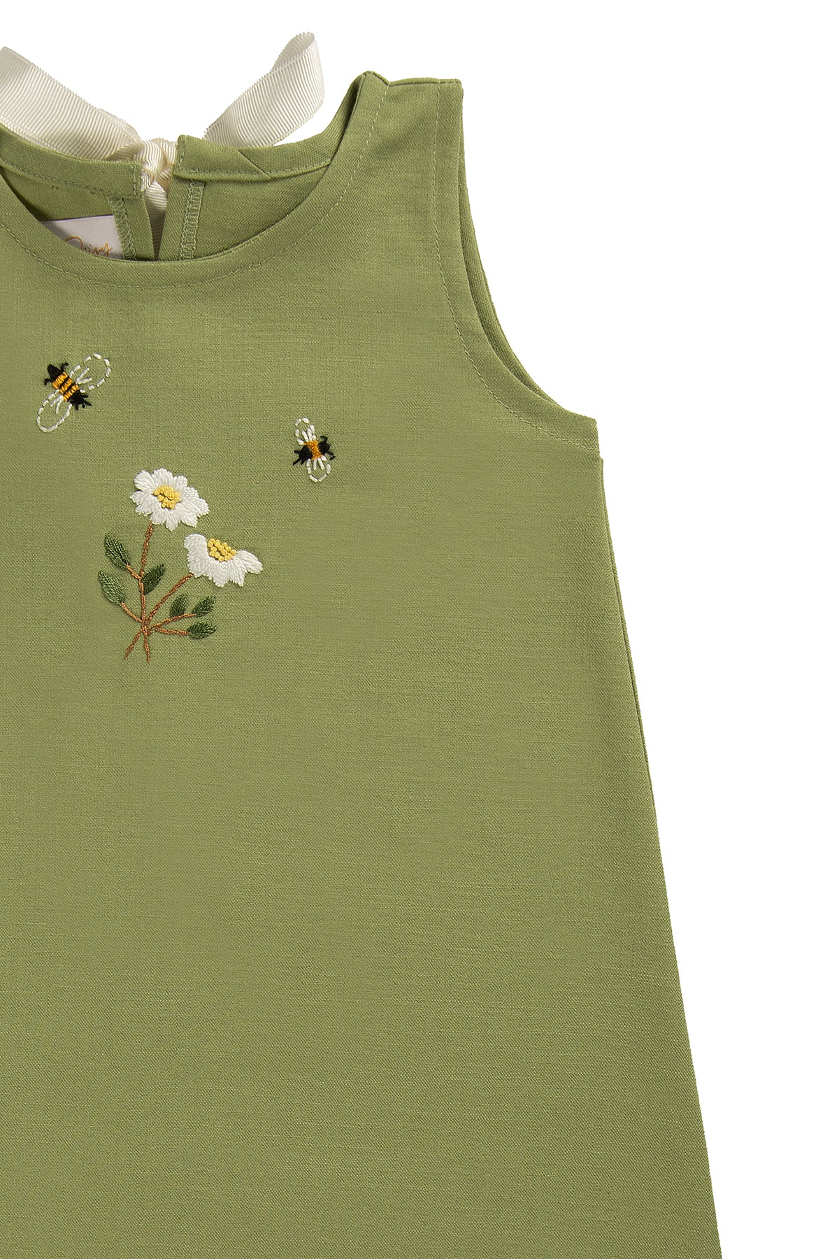 Kız Çocuk El Nakışlı Yazlık Elbise Çok Renkli 9Ay-5Yaş