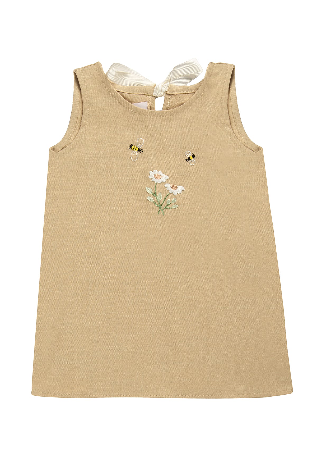 Kız Çocuk El Nakışlı Yazlık Elbise Çok Renkli 9Ay-5Yaş