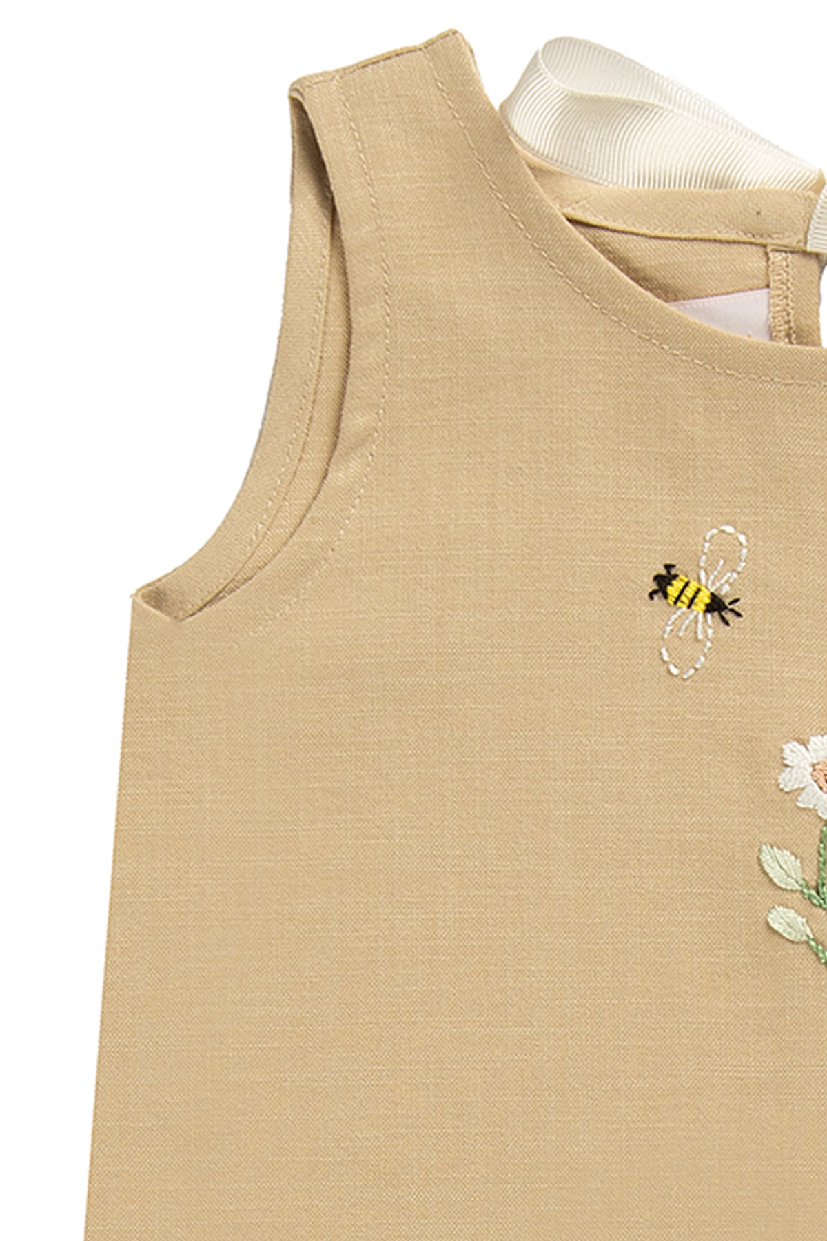 Kız Çocuk El Nakışlı Yazlık Elbise Çok Renkli 9Ay-5Yaş