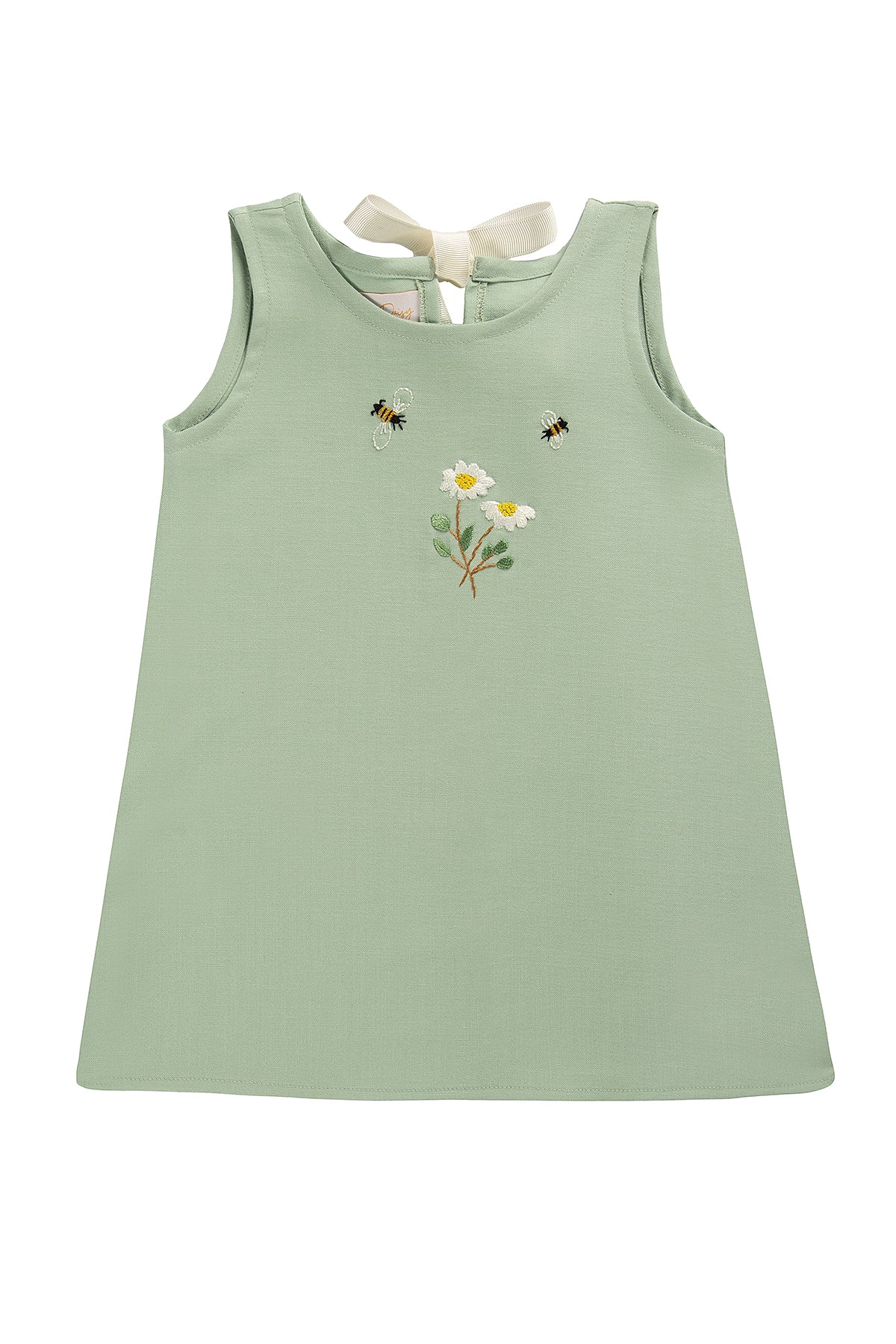 Kız Çocuk El Nakışlı Yazlık Elbise Çok Renkli 9Ay-5Yaş