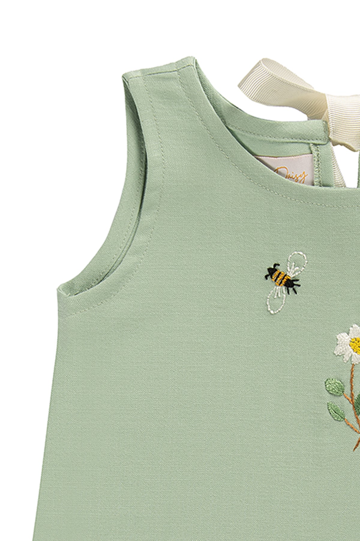 Kız Çocuk El Nakışlı Yazlık Elbise Çok Renkli 9Ay-5Yaş