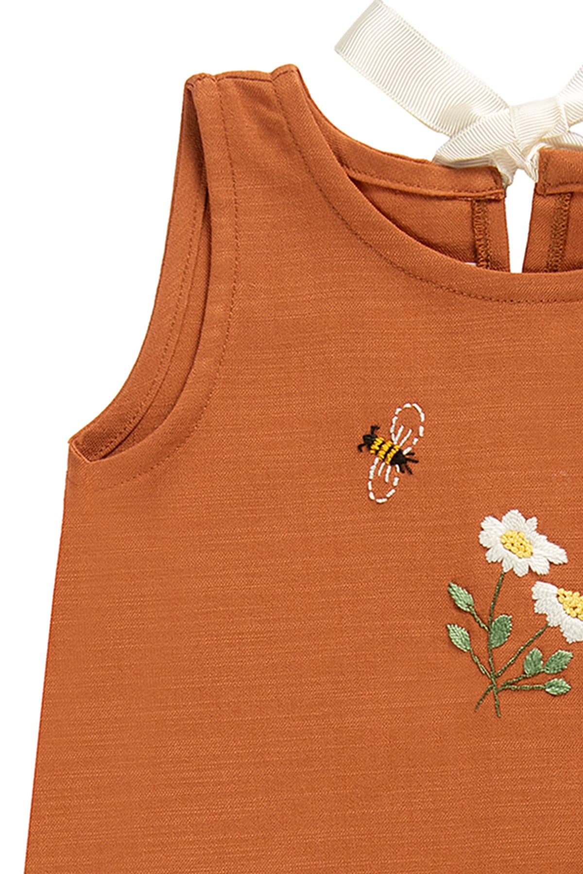 Kız Çocuk El Nakışlı Yazlık Elbise Çok Renkli 9Ay-5Yaş