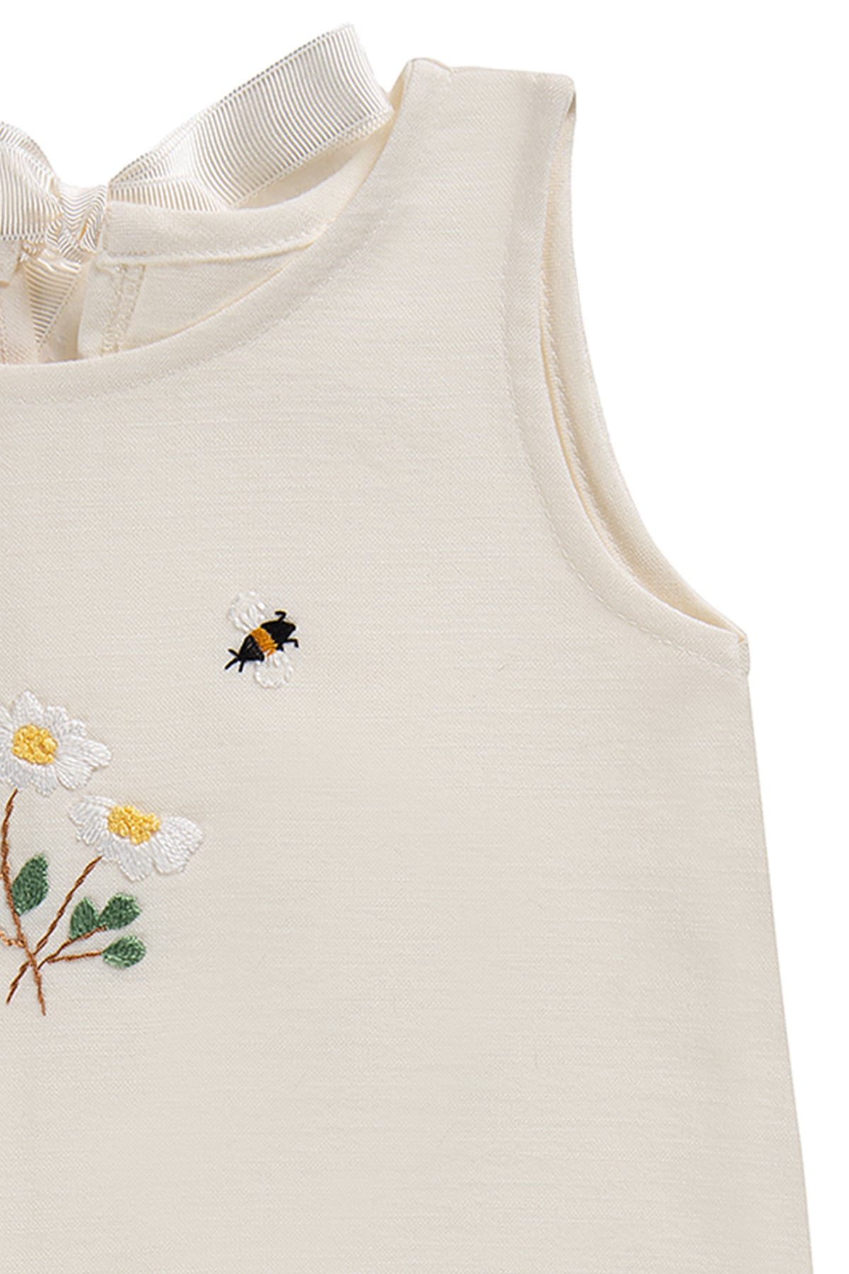 Kız Çocuk El Nakışlı Yazlık Elbise Çok Renkli 9Ay-5Yaş