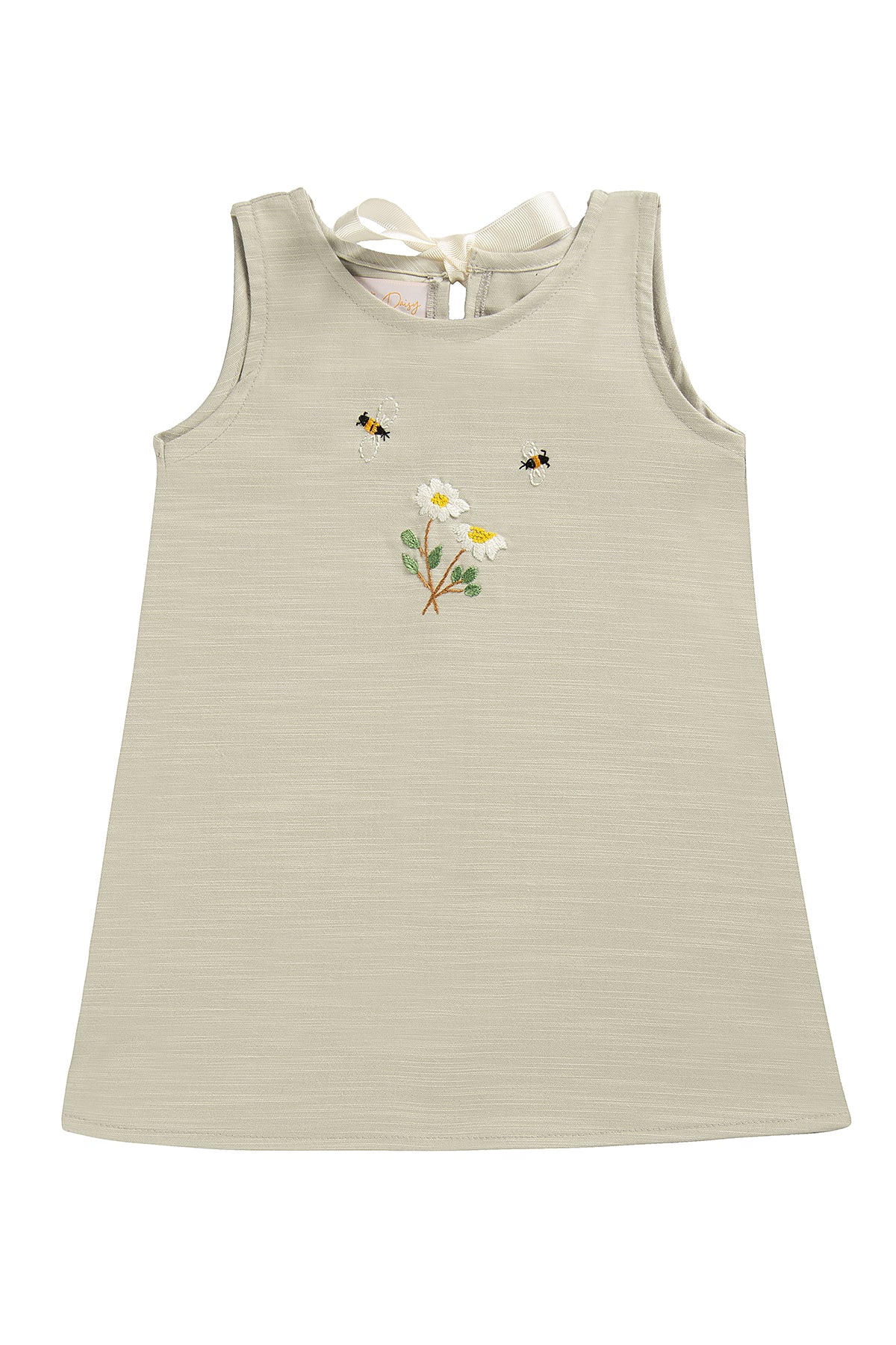 Kız Çocuk El Nakışlı Yazlık Elbise Çok Renkli 9Ay-5Yaş