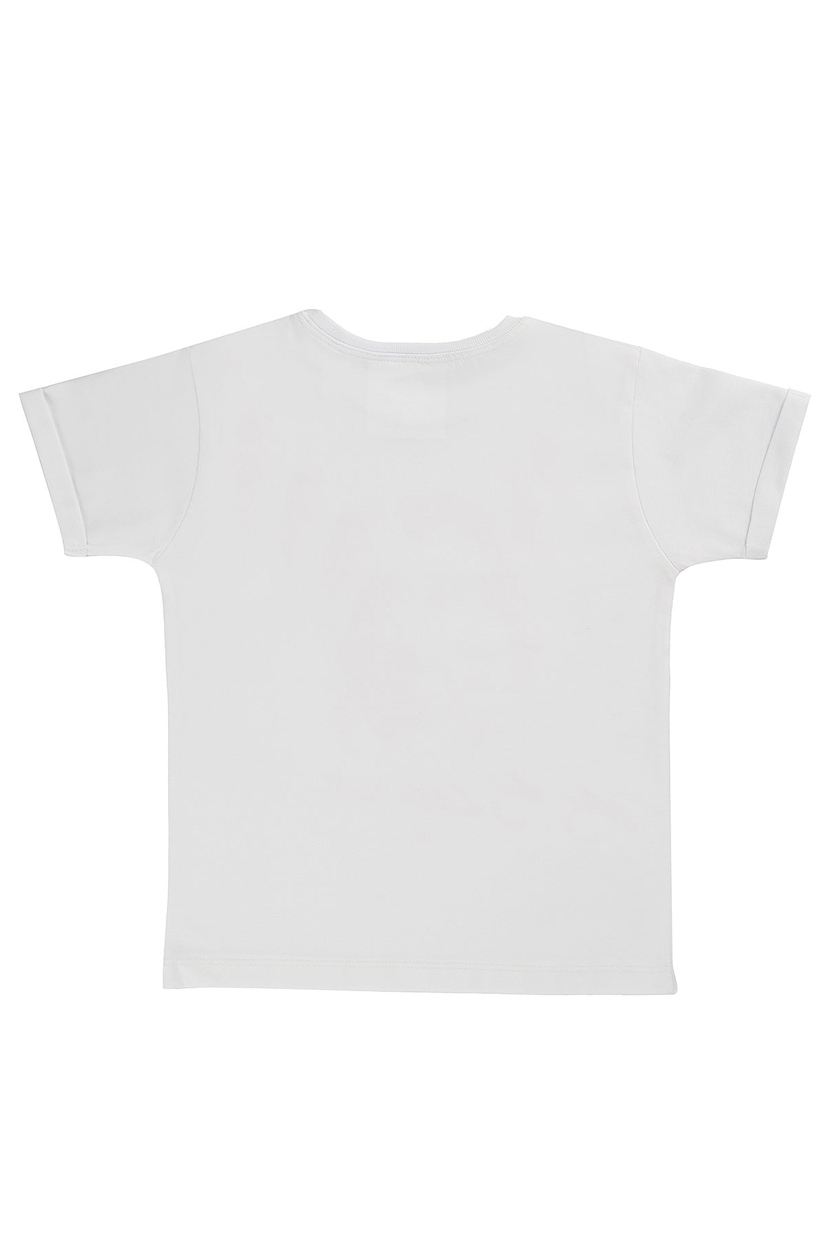 Atatürk Baskılı Beyaz Çocuk Tişört | %100 Pamuk 3-10 Yaş