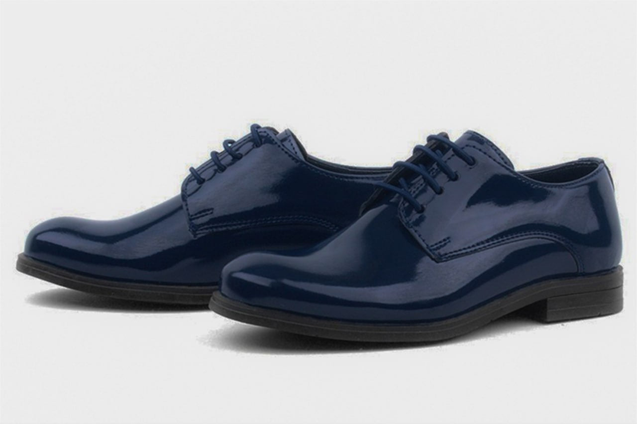 Erkek Çocuk Lacivert Rugan Klasik Ayakkabı