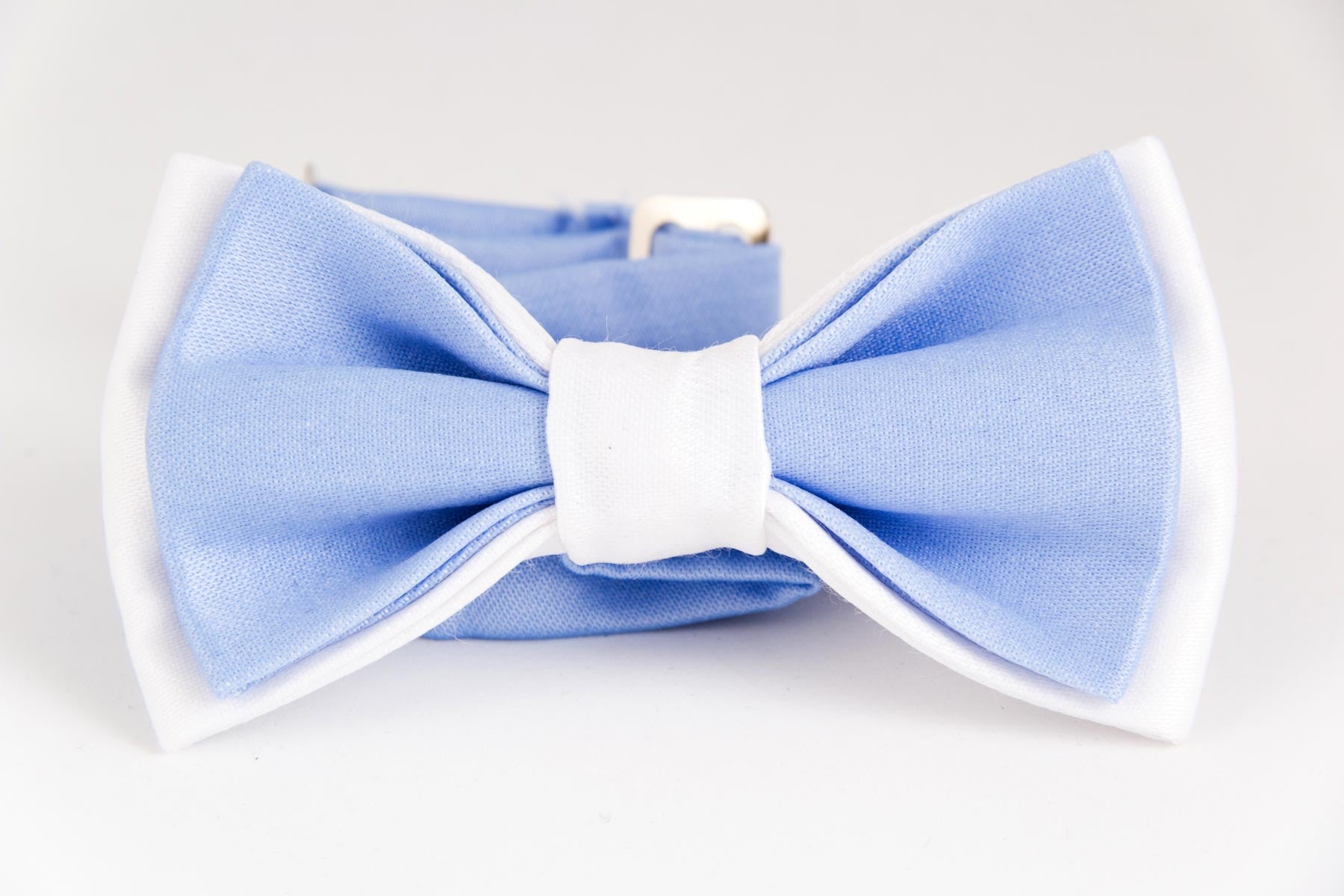 Mavi Beyaz Erkek Çocuk Papyon