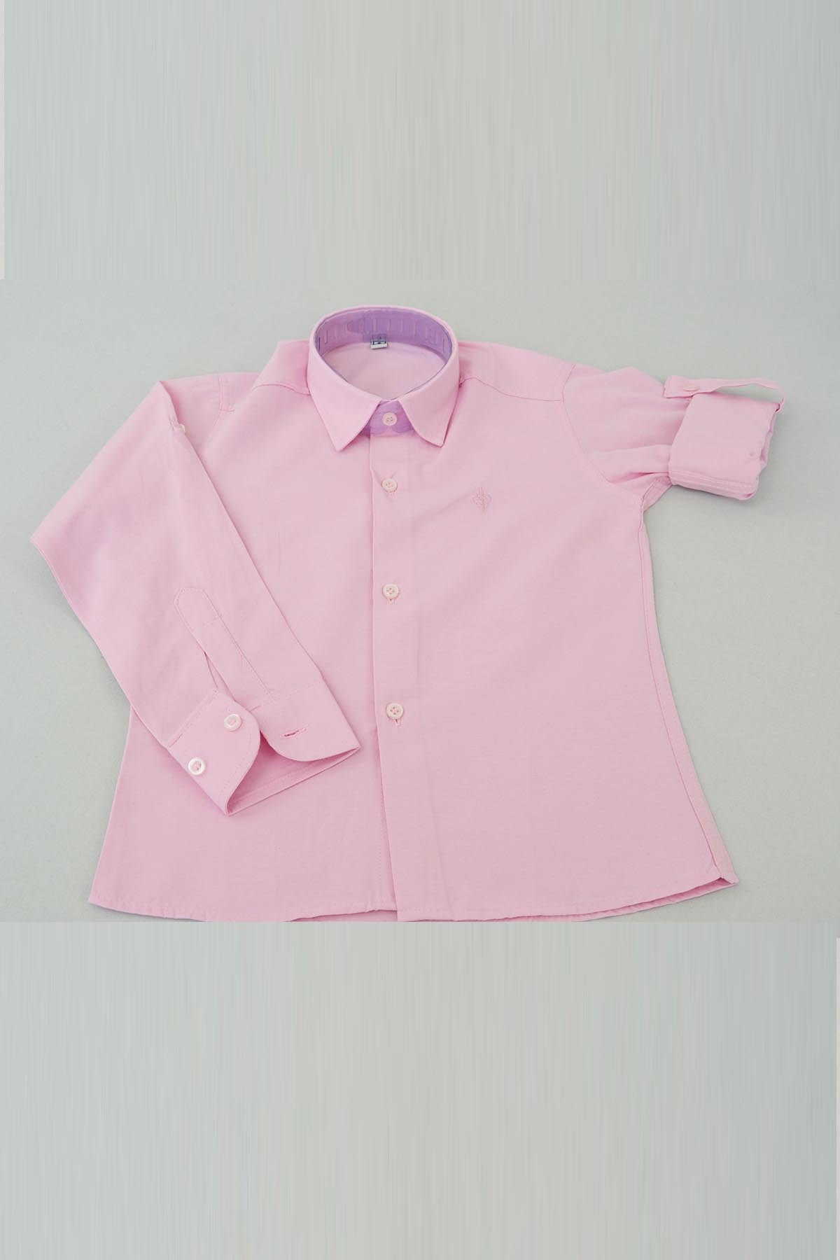 Pembe Erkek Çocuk Gömleği