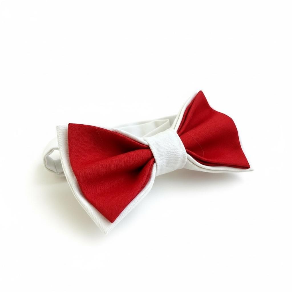 Erkek Çocuk Beyaz Kırmızı Papyon – Klasik Şık Özel Gün Aksesuarı