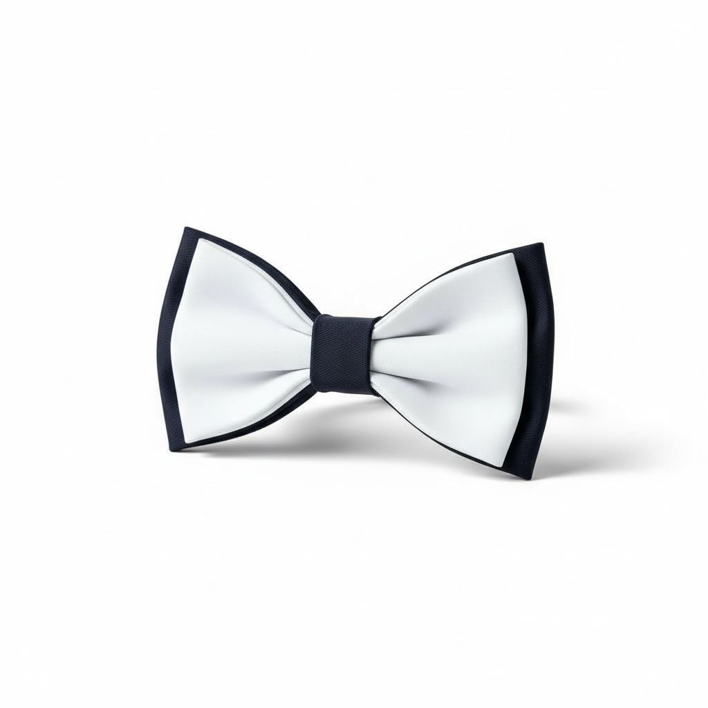 Lacivert & Beyaz Erkek Çocuk Papyon – Klasik ve Premium Şıklık