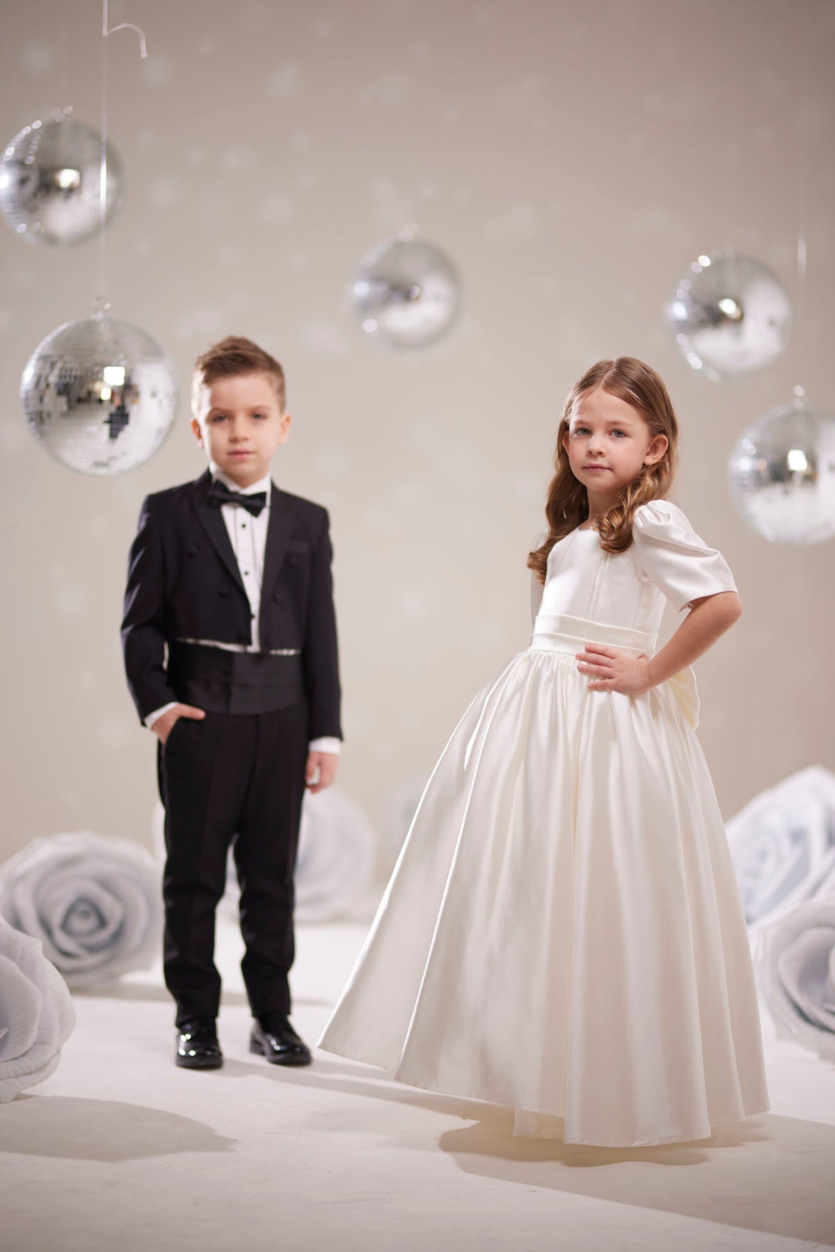 Çocuk Siyah Frak Smokin Takım Elbise